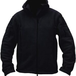 Winddichte heren winterjas voor skiën en wandelen met fleece en thermo capuchon