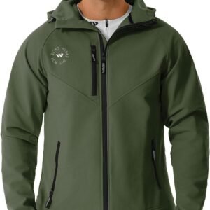 Winter Fleece Jas - Sportjack Outdoor - Fietsen Wandelen - Waterdicht Ademend - Unisex Model - Zwart