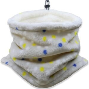 Winter Nekwarmer voor Mannen en Vrouwen - Dubbellaags Winddicht Fleece Snood met Verstelbare Trekkoord