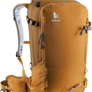 Winter Rugzak - Sporttas Outdoor - Sneeuw Sporten - Volledige Achteropening - 30 Liter Inhoud - Kaneel Amandel