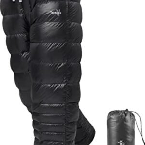 Winter Sneeuwbroek Donsbroek voor Mannen en Vrouwen - Winddicht, Verstelbare Beenopening en Zijzakken