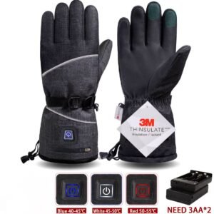 Winterhandschoenen met 3M Katoen Verwarming - Elektrische Thermische Handwarmers - Waterdichte Handschoenen voor Snowboarden, Fietsen en Skiën - Ideaal voor Outdoor Activiteiten