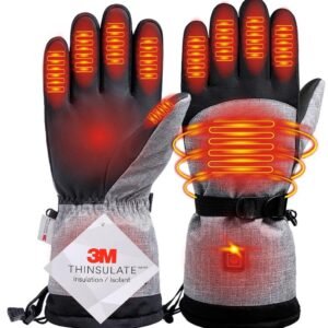 Winterhandschoenen met 3M Katoen Verwarming - Elektrische Thermische Handwarmers - Waterdichte Handschoenen voor Snowboarden, Fietsen en Skiën - Ideaal voor Outdoor Activiteiten