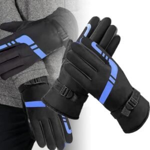 Winterhandschoenen voor Heren en Dames | Winddicht en Warm | Geschikt voor Hardlopen en Fietsen | Zwart