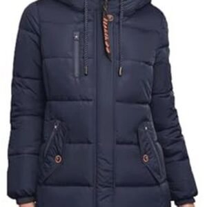 Winterjas voor dames met capuchon - Gewatteerde jas voor optimaal comfort