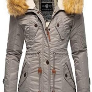 Winterjas voor dames, warme parka met capuchon, beschikbaar in XS-3XL