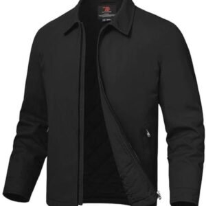 Winterjas voor heren, Gequilt, Overgangsjas, Katoenen Blouson, Werkjas, Windbreaker