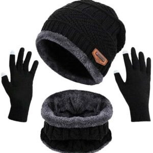 Winterset - Skihandschoenen - Warmte En Comfort - 1 Set - Zwart
