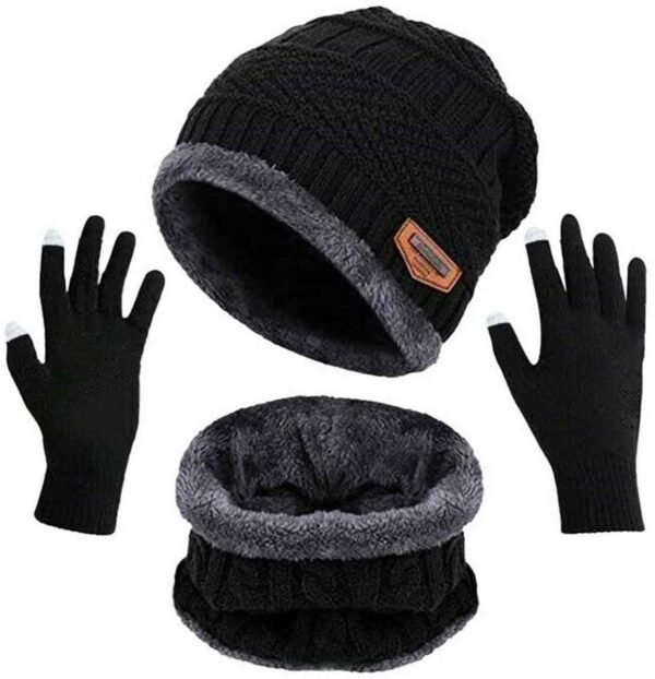 Winterset - Skihandschoenen - Warmte En Comfort - 1 Set - Zwart