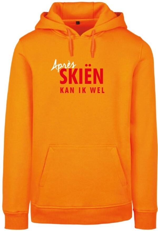 Wintersport hoodie paradise orange 3XL - Après skien kan ik wel - soBAD. | Foute apres ski outfit | kleding | verkleedkleren | wintersporttruien | wintersport dames en heren
