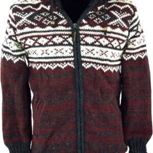 Wollen Vest met Noors Patroon voor Heren en Dames