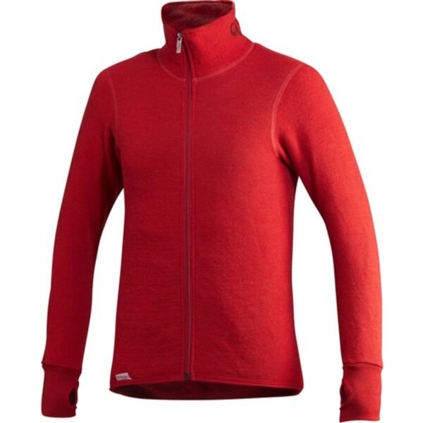 Woolpower 400 Jack Doorlopende Rits, autumn red Maat XXS
