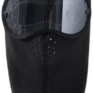 Ynkkvre - Thermisch Gezichtsmasker Winter - Winter warme gripfleece winddicht hd bril winddicht hd bril en anti-fog masker met afneembare oogbescherming - Balaclava voor Fietsen, Skiën en Motor
