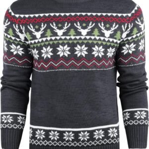 Zachte Gebreide Herentrui - Klassieke Crewneck Wintertrui voor Heren