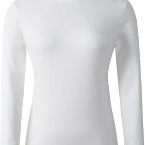 Zachte katoenen coltrui top voor dames - comfortabele pullover met lange mouwen
